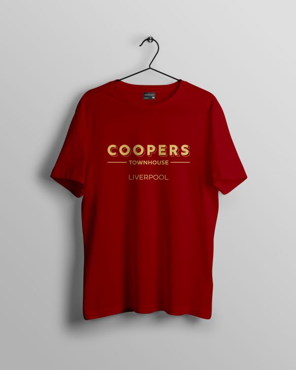T-Shirt - Maroon Single Sided Coopers Townhouse