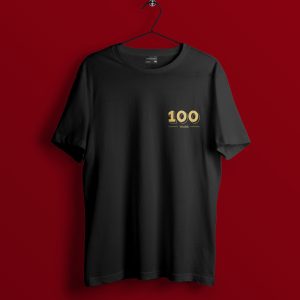 T-Shirt - Black Double Sided “100 Years, We’re Still Standing”