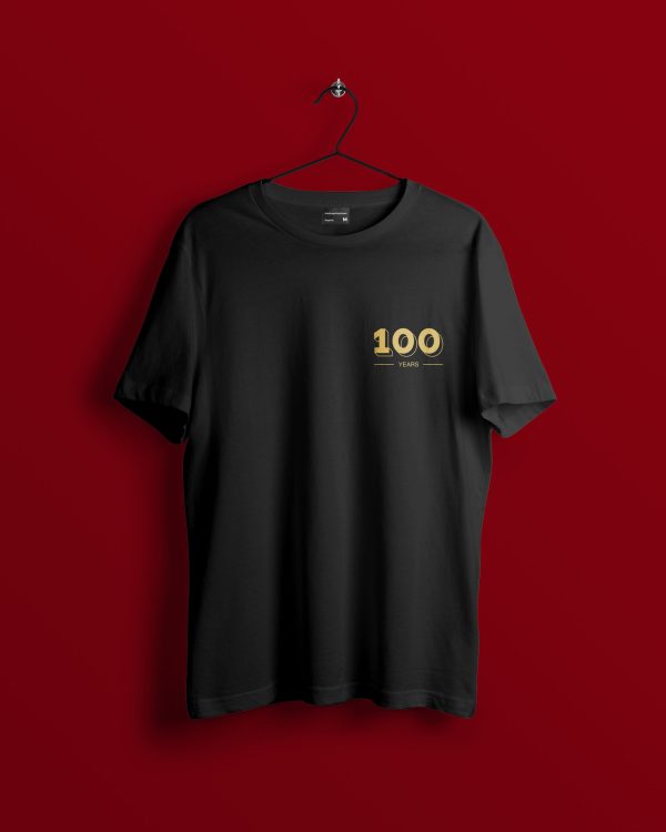 T-Shirt - Black Double Sided “100 Years, We’re Still Standing”