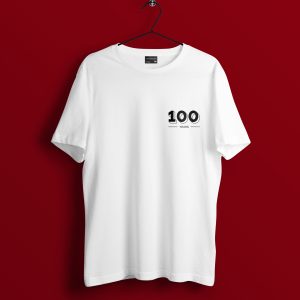 T-Shirt - White Double Sided “100 Years, We’re Still Standing”